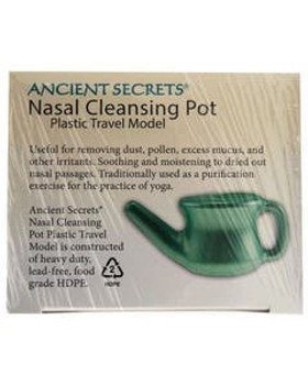 Ancient Secrets Plastic Travel Nasal Cleaning Pot Ancient Secrets Plastic Travel Nasal Cleaning Pot