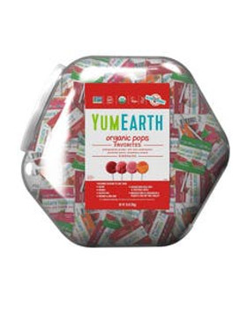 YumEarth Organic Assorted Flavors Lollipops Counter Bin 30 oz. YumEarth Organic Assorted Flavors Lollipops Counter Bin 30 oz.