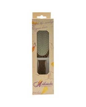 Ambassador Hairbrushes Large Oval Wooden Brush with Steel Pins Ambassador Hairbrushes Large Oval Wooden Brush with Steel Pins
