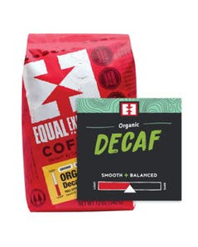 Equal Exchange Organic Decaffeinated Coffee 12 oz. Equal Exchange Organic Decaffeinated Coffee 12 oz.