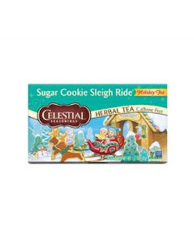 Celestial Seasonings Sugar Cookie Sleigh Ride Herbal Tea 18 tea bags Celestial Seasonings Sugar Cookie Sleigh Ride Herbal Tea 18 tea bags