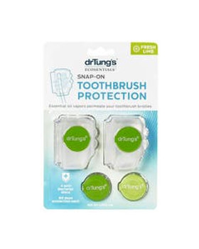 Dr. Tung's Adult Snap-On Toothbrush Protection 2 count Dr. Tung's Adult Snap-On Toothbrush Protection 2 count