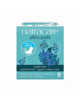 Natracare Ultra Super Pad with Wings 12 count Natracare Ultra Super Pad with Wings 12 count