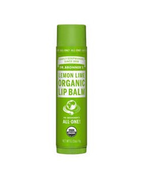 Dr. Bronner's Organic Lemon Lime Lip Balm 0.15 oz. Dr. Bronner's Organic Lemon Lime Lip Balm 0.15 oz.