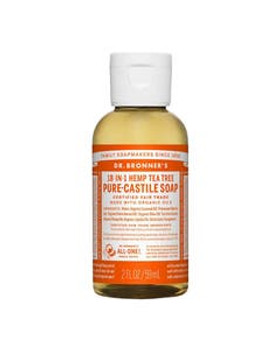 Dr. Bronner's 18-in-1 Tea Tree Castile Soap 2 fl. oz. Dr. Bronner's 18-in-1 Tea Tree Castile Soap 2 fl. oz.
