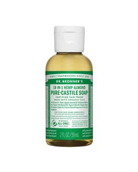 Dr. Bronner's 18-in-1 Almond Castile Soap 2 fl. oz. Dr. Bronner's 18-in-1 Almond Castile Soap 2 fl. oz.
