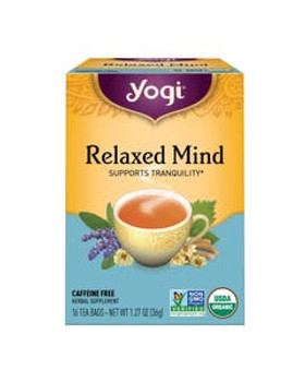 Yogi Tea Organic Relaxed Mind Tea 16 tea bags Yogi Tea Organic Relaxed Mind Tea 16 tea bags