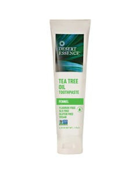 Desert Essence Tea Tree Oil Fennel Toothpaste 6.25 oz. Desert Essence Tea Tree Oil Fennel Toothpaste 6.25 oz.
