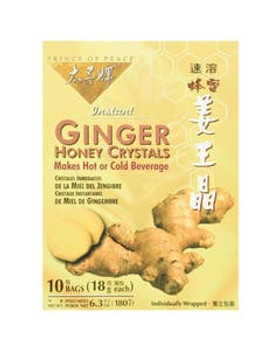 Prince of Peace Ginger Honey Crystals 10 packets Prince of Peace Ginger Honey Crystals 10 packets