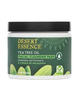 Desert Essence Tea Tree Oil Facial Cleansing Pads 50 count Desert Essence Tea Tree Oil Facial Cleansing Pads 50 count