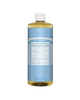 Dr. Bronner's 18-in-1 Baby Mild Castile Soap 32 fl. oz. Dr. Bronner's 18-in-1 Baby Mild Castile Soap 32 fl. oz.