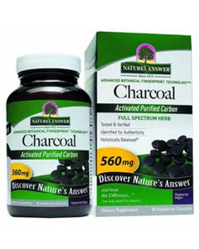 Nature's Answer Activated Charcoal 90 vegetarian capsules Nature's Answer Activated Charcoal 90 vegetarian capsules