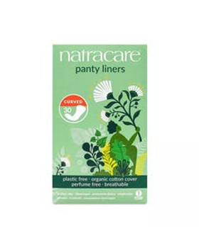 Natracare Curved Shape Panty Shields 30 count