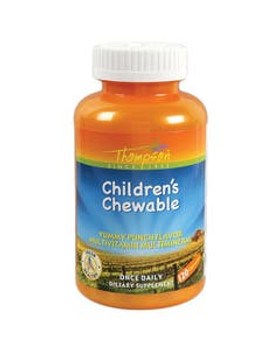 Thompson Children's Punch Flavor Chewable Multivitamin/Mineral 120 tablets Thompson Children's Punch Flavor Chewable Multivitamin/Mineral 120 tablets