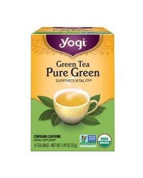 Yogi Tea Organic Green Tea Pure Green Tea 16 tea bags Yogi Tea Organic Green Tea Pure Green Tea 16 tea bags