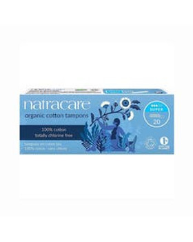 Natracare Organic Super Plus Non-Applicator Tampons 20 count Natracare Organic Super Plus Non-Applicator Tampons 20 count