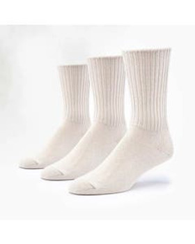 Maggie's Organics Cotton Crew Socks Tri-Pack Natural, L Maggie's Organics Cotton Crew Socks Tri-Pack Natural, L