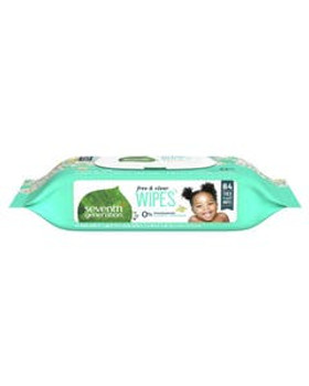 Seventh Generation Sensitive Protection Cleansing Baby Wipes 64 count Seventh Generation Sensitive Protection Cleansing Baby Wipes 64 count