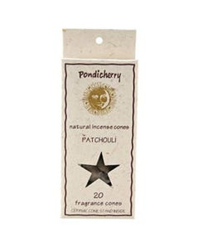 Pondicherry Natural Patchouli Incense Cones 20 count Pondicherry Natural Patchouli Incense Cones 20 count