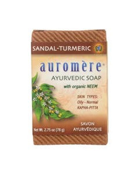 Auromere Sandalwood-Turmeric Ayurvedic Bar Soap 2.75 oz. Auromere Sandalwood-Turmeric Ayurvedic Bar Soap 2.75 oz.