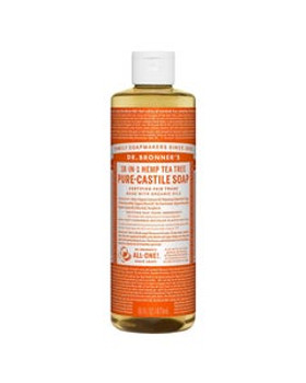 Dr. Bronner's 18-in-1 Tea Tree Castile Soap 16 fl. oz. Dr. Bronner's 18-in-1 Tea Tree Castile Soap 16 fl. oz.