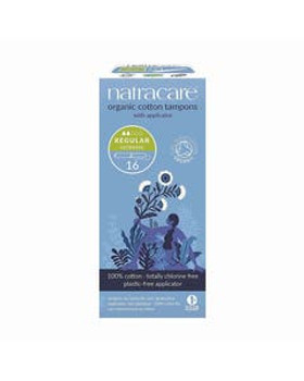 Natracare Organic Regular Tampons with Applicator 16 count Natracare Organic Regular Tampons with Applicator 16 count