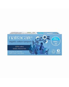 Natracare Organic Super Non-Applicator Tampons 20 count Natracare Organic Super Non-Applicator Tampons 20 count