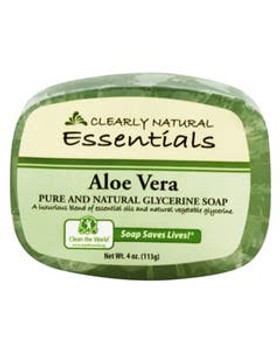 Clearly Natural Aloe Vera Glycerine Bar Soap 4 oz. Clearly Natural Aloe Vera Glycerine Bar Soap 4 oz.
