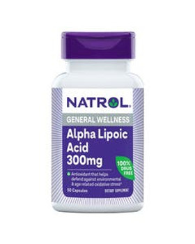 Natrol Alpha Lipoic Acid Capsules 300 mg 50 count Natrol Alpha Lipoic Acid Capsules 300 mg 50 count