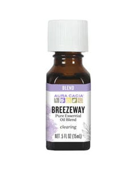Aura Cacia Breezeway Essential Oil Blend, Boxed 0.5 fl oz