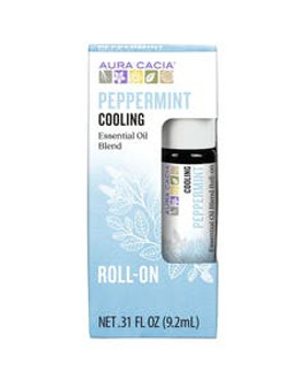 Aura Cacia Peppermint Roll-on 0.31 fl. oz. Aura Cacia Peppermint Roll-on 0.31 fl. oz.