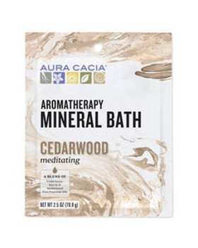 Aura Cacia Cedarwood Mineral Bath 2.5 oz.