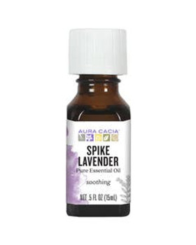 Aura Cacia Spike Lavender Essential Oil 0.5 fl. oz. Aura Cacia Spike Lavender Essential Oil 0.5 fl. oz.