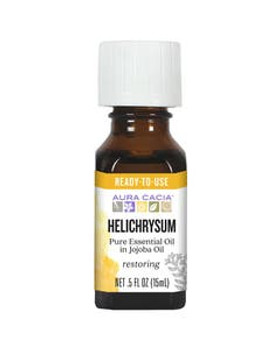 Aura Cacia Helichrysum (in jojoba oil) 0.5 fl. oz. Aura Cacia Helichrysum (in jojoba oil) 0.5 fl. oz.