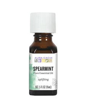 Aura Cacia Spearmint Essential Oil 0.5 fl. oz.
