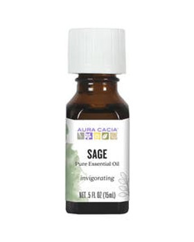 Aura Cacia Sage Essential Oil 0.5 fl. oz. Aura Cacia Sage Essential Oil 0.5 fl. oz.