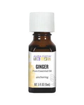 Aura Cacia Ginger Essential Oil 0.5 fl. oz.