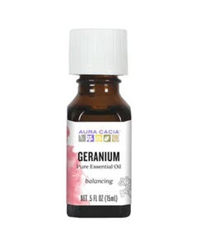 Aura Cacia Geranium Essential Oil 0.5 fl. oz. Aura Cacia Geranium Essential Oil 0.5 fl. oz.