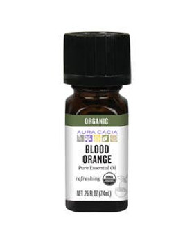 Aura Cacia Organic Blood Orange Essential Oil 0.25 fl. oz.