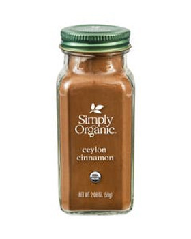 Simply Organic Ceylon Cinnamon, Ground 2.08 oz. Simply Organic Ceylon Cinnamon, Ground 2.08 oz.
