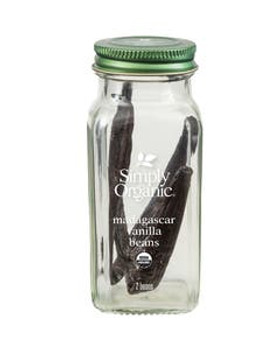 Simply Organic Madagascar Vanilla Beans 2 beans