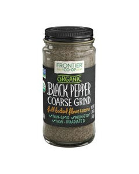 Frontier Co-op Black Pepper, Coarse Grind, Organic 1.76 oz. Frontier Co-op Black Pepper, Coarse Grind, Organic 1.76 oz.