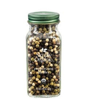 Simply Organic Peppercorn Medley 2.93 oz. Simply Organic Peppercorn Medley 2.93 oz.