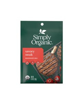 Simply Organic Savory Steak Marinade Mix 0.70 oz. Simply Organic Savory Steak Marinade Mix 0.70 oz.