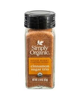 Simply Organic Spice Right Cinnamon Sugar Trio 3.1 oz. Simply Organic Spice Right Cinnamon Sugar Trio 3.1 oz.