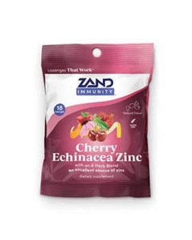Zand Cherry Echinacea Zinc Lozenges 18 count
