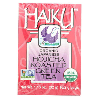 Haiku Green Tea - Roasted - Case of 6 - 16 Bags