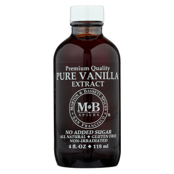 Morton and Bassett Seasoning - Vanilla Extract - Pure - 4 oz - Case of 3 Morton and Bassett Seasoning - Vanilla Extract - Pure - 4 oz - Case of 3