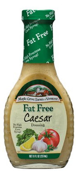 Maple Grove Farms - Fat Free Salad Dressing - Caesar - Case of 12 - 8 oz.