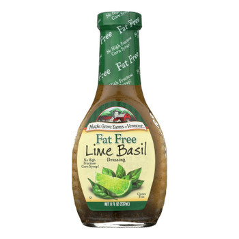 Maple Grove Farms - Fat Free Salad Dressing - Lime Basil - Case of 12 - 8 oz. Maple Grove Farms - Fat Free Salad Dressing - Lime Basil - Case of 12 - 8 oz.